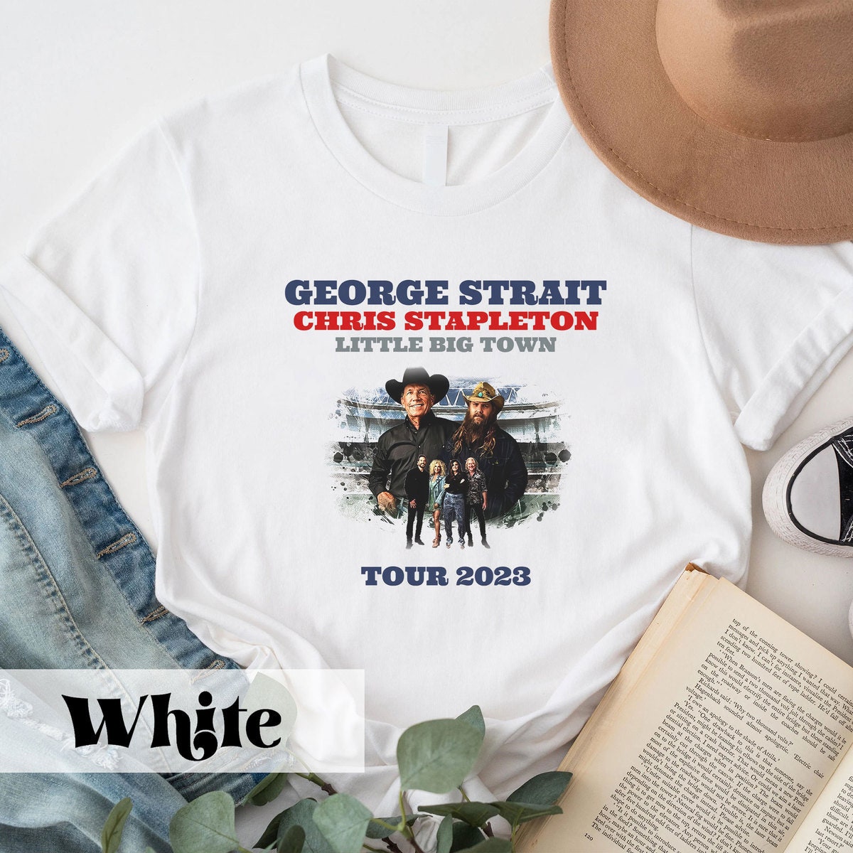 Strait Stapleton Little Big Town Tour Country Concert Shirt Strait Stapleton Little Big Town Tour Country Concert Shirt