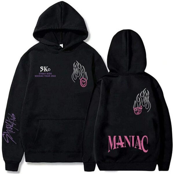Stray Kids Maniac 2nd World Tour Hoodie KPop Sweatshirt