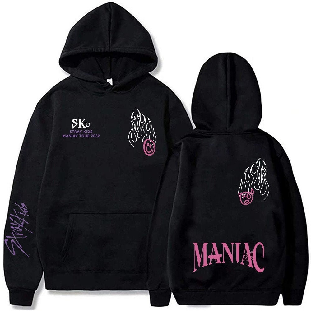Stray Kids Maniac 2nd World Tour Hoodie KPop Sweatshirt Stray Kids Maniac 2nd World Tour Hoodie KPop Sweatshirt