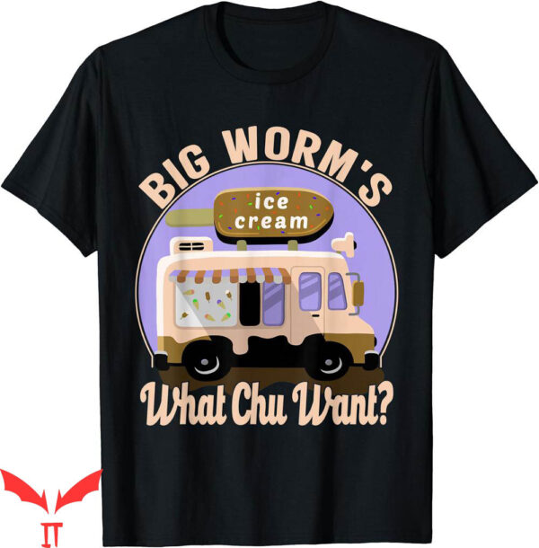 Stussy 8ball T-Shirt Big Worms Ice Cream