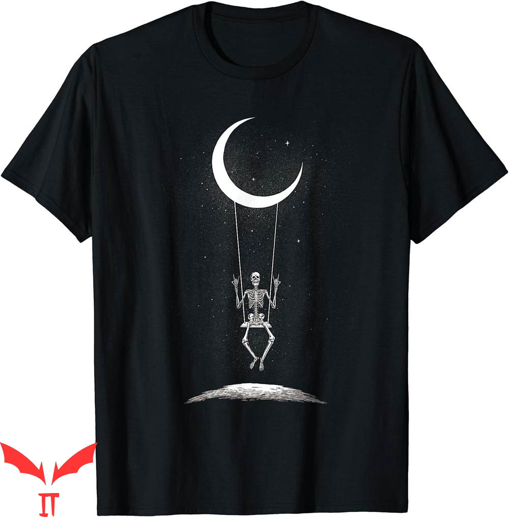 Stussy 8ball T-Shirt Rock On Skeleton Moon Band And Roll Stussy 8ball T-Shirt Rock On Skeleton Moon Band And Roll