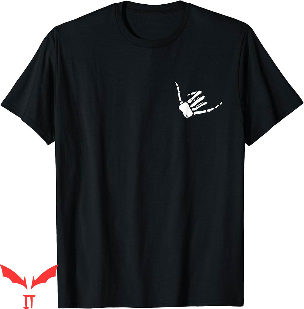 Stussy 8ball T-Shirt Skeleton Shaka Sign Hang Loose Bones Stussy 8ball T-Shirt Skeleton Shaka Sign Hang Loose Bones