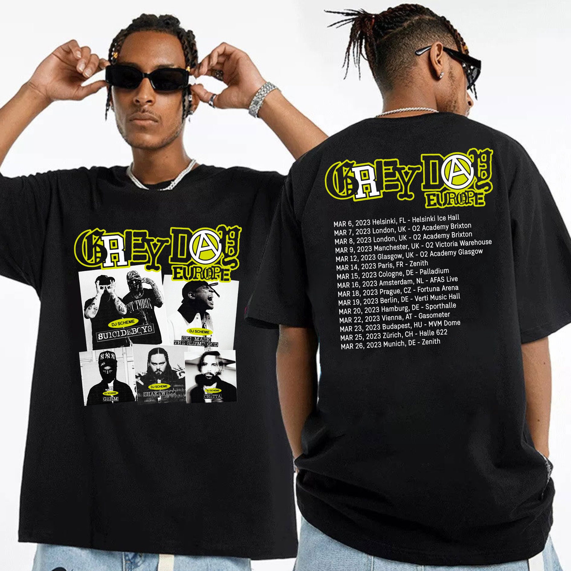 Suicide Boys Grey Day 2023 Tour Shirt Fan Gift Suicide Boys Grey Day 2023 Tour Shirt Fan Gift