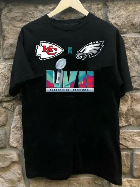 Super Bowl LVII Graphic Tee Philadelphia Vs. Kansas City Sweatshirt Super Bowl LVII Graphic Tee Philadelphia Vs. Kansas City Sweatshirt