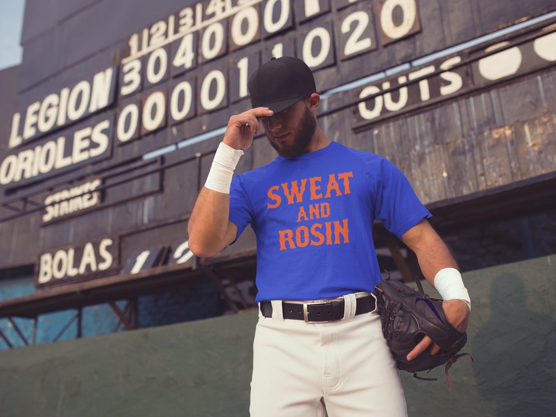Sweat And Rosin New York Baseball Shirt Sweat And Rosin New York Baseball Shirt