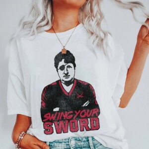 Swing Your Sword Mike Leach College Football Coach Shirt