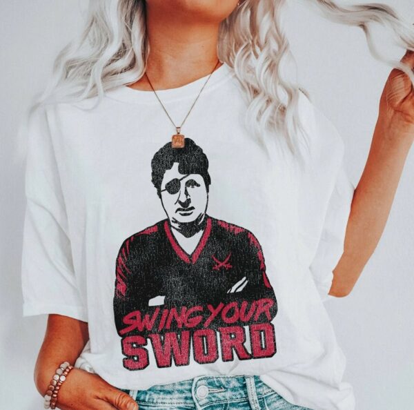Swing Your Sword Mike Leach College Football Coach Shirt