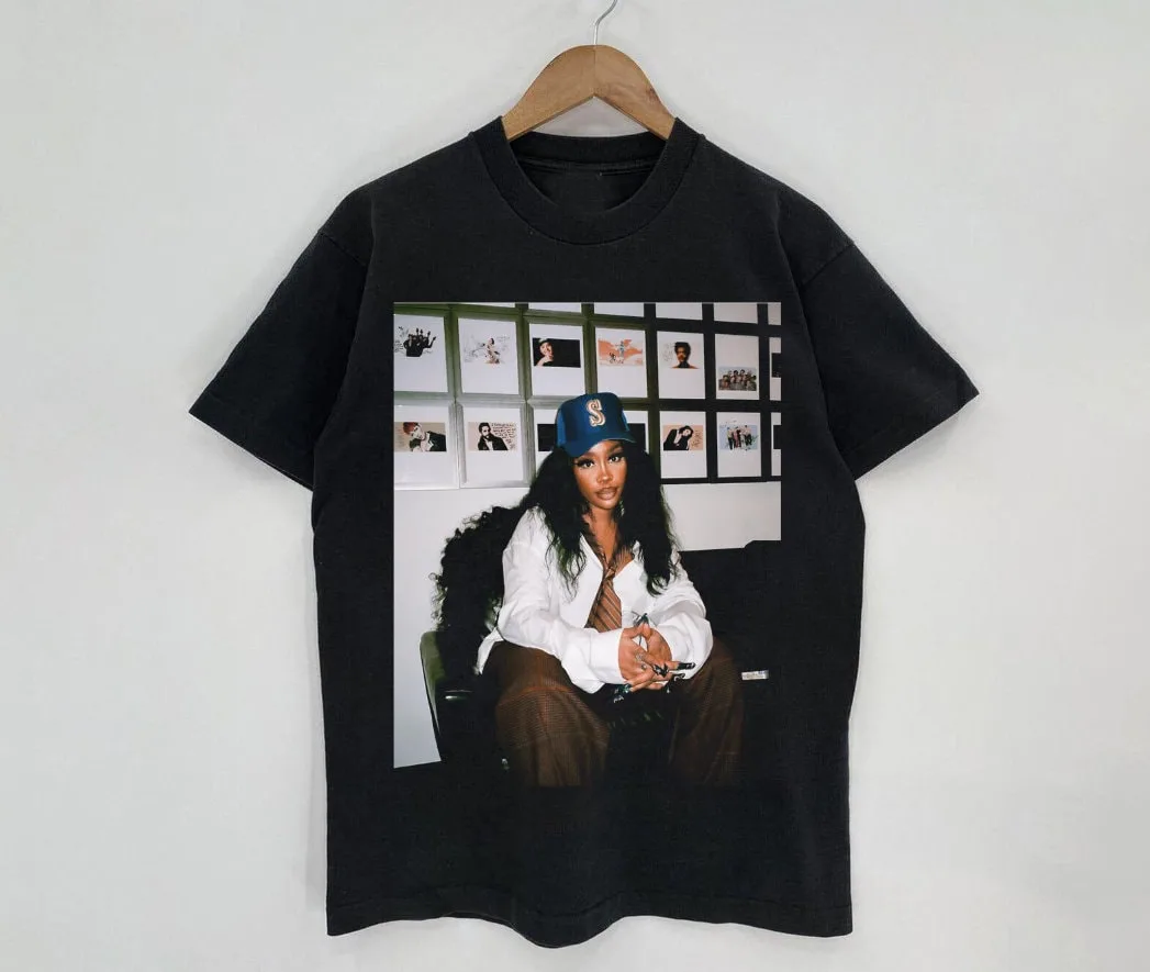 Sza New Bootleg 90s Black T-Shirt Sza New Bootleg 90s Black T-Shirt