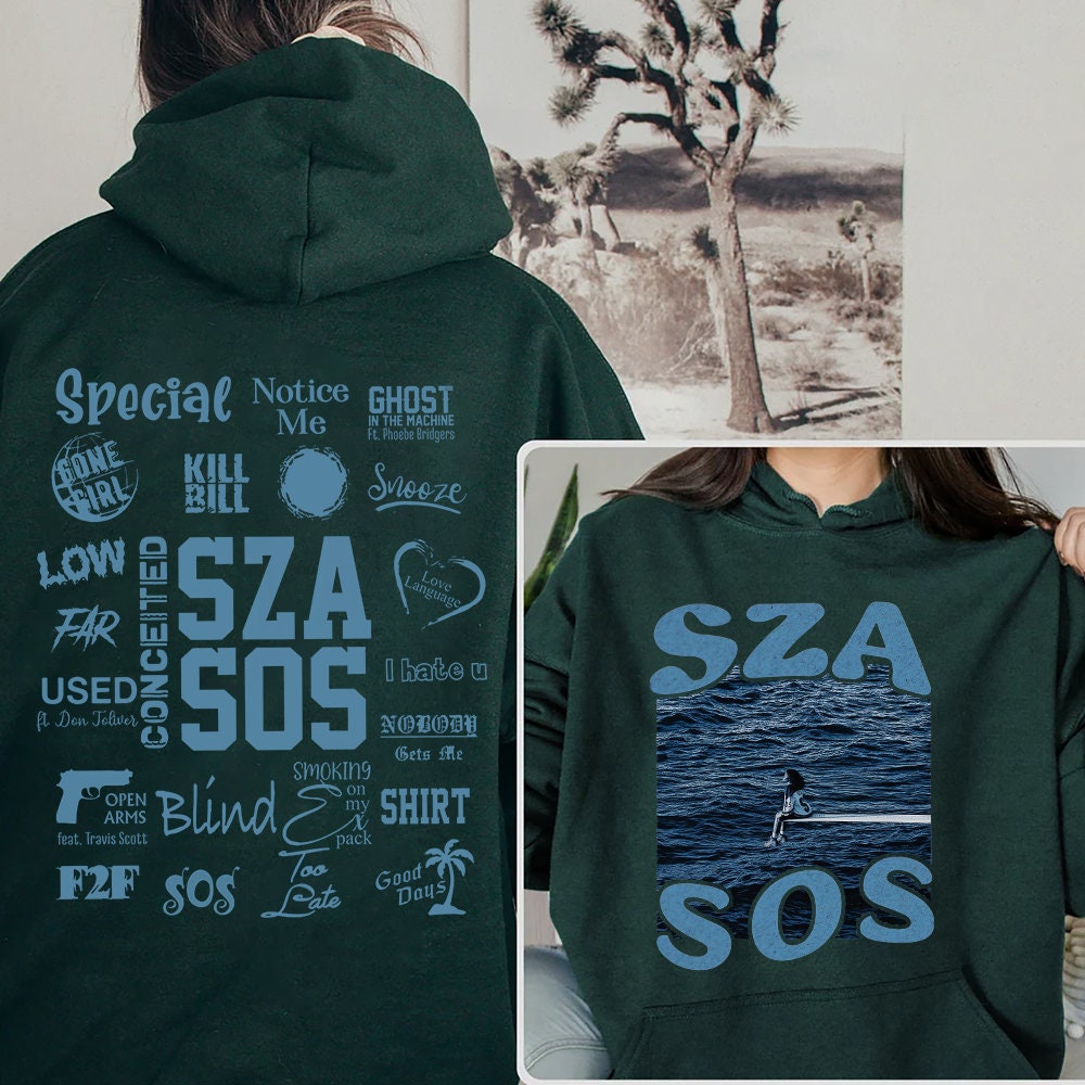 Sza SOS Tracklist Album Ghost At The Machine Shirt Sza SOS Tracklist Album Ghost At The Machine Shirt