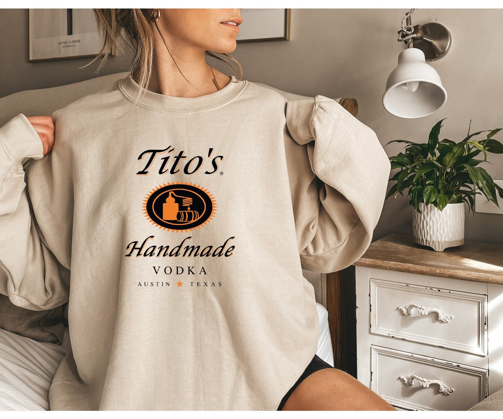TITO'S Handmade Vodka Austin Texas Drinking Hoodie TITO'S Handmade Vodka Austin Texas Drinking Hoodie