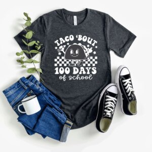 Taco Mexican 100 Days Of School Shirt