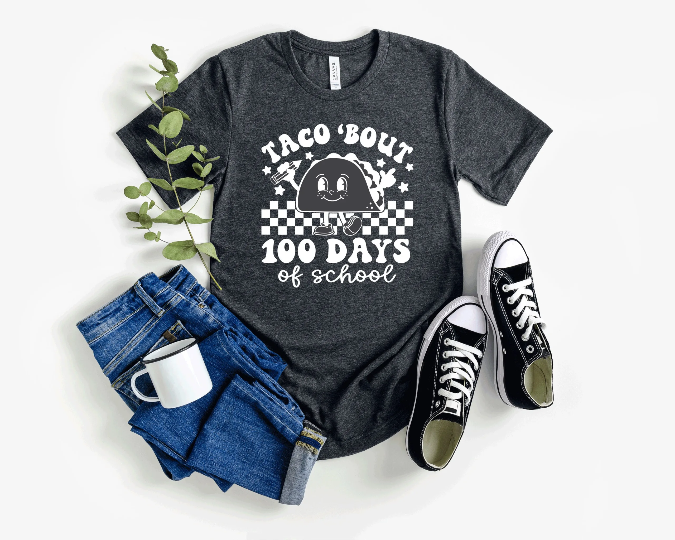Taco Mexican 100 Days Of School Shirt Taco Mexican 100 Days Of School Shirt