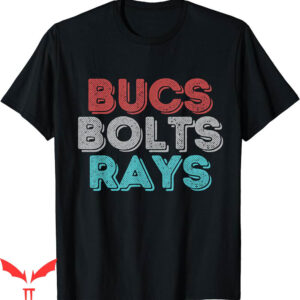 Tampa Bay Lightning T-Shirt Retro Vintage Bucs Bolts Rays