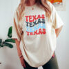 Texas Rangers Red White And Blue Tee