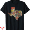 Texas Roadhouse T-shirt Collage Of Texas States T-shirt