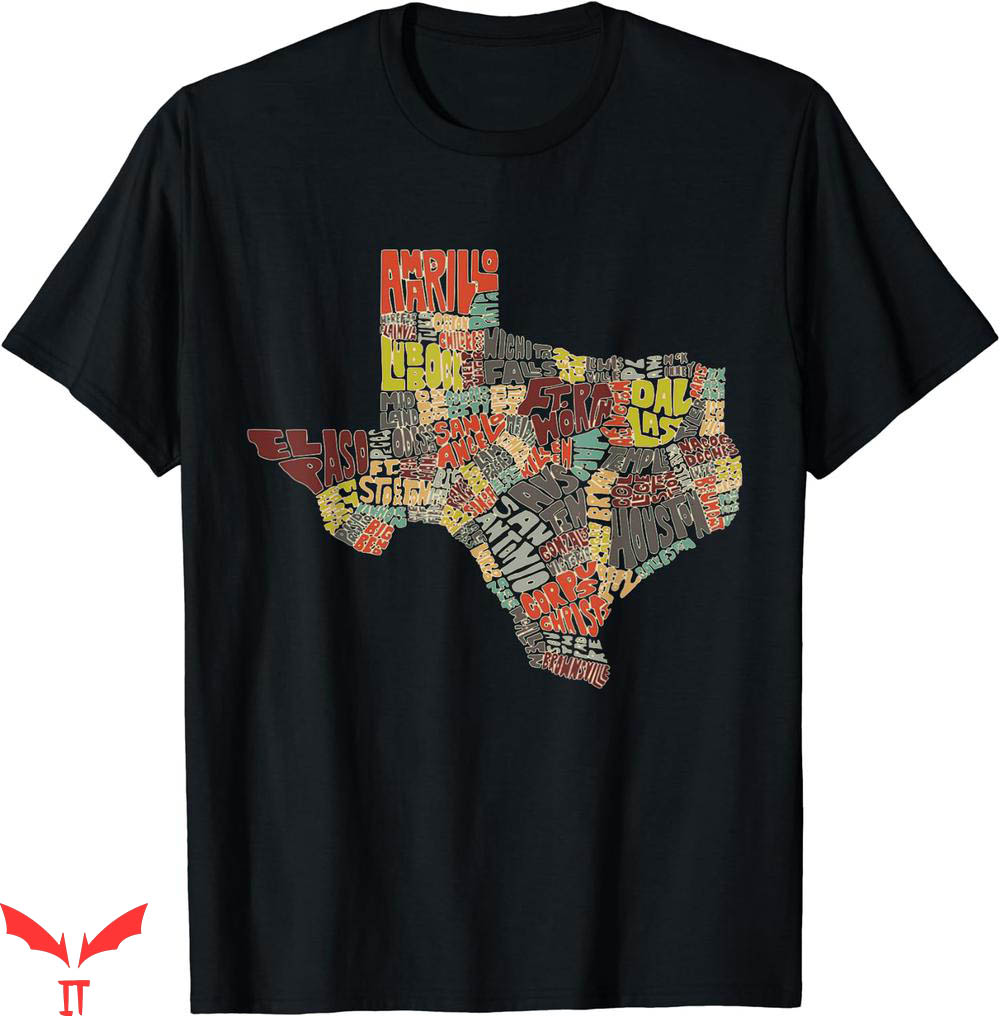 Texas Roadhouse T-shirt Collage Of Texas States T-shirt Texas Roadhouse T-shirt Collage Of Texas States T-shirt