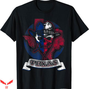 Texas Roadhouse T-shirt Texas Skull Biker Gang Roadhouse