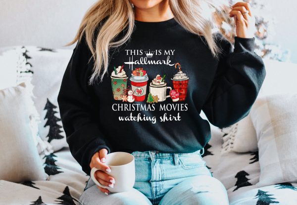 This Is My Movie Watching Hallmark Christmas Sweatshirt Holiday Spirit Shirt