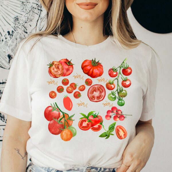 Tomato Vegetable Screen Print Sweatshirt