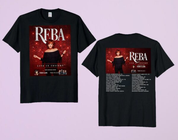 Tour 2023 Reba Live In Concert W Clark Fall T-Shirt