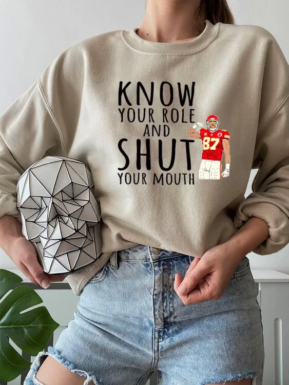 Travis Kelce Said Know Your Role Shut Mouth T Shirt Travis Kelce Said Know Your Role Shut Mouth T Shirt