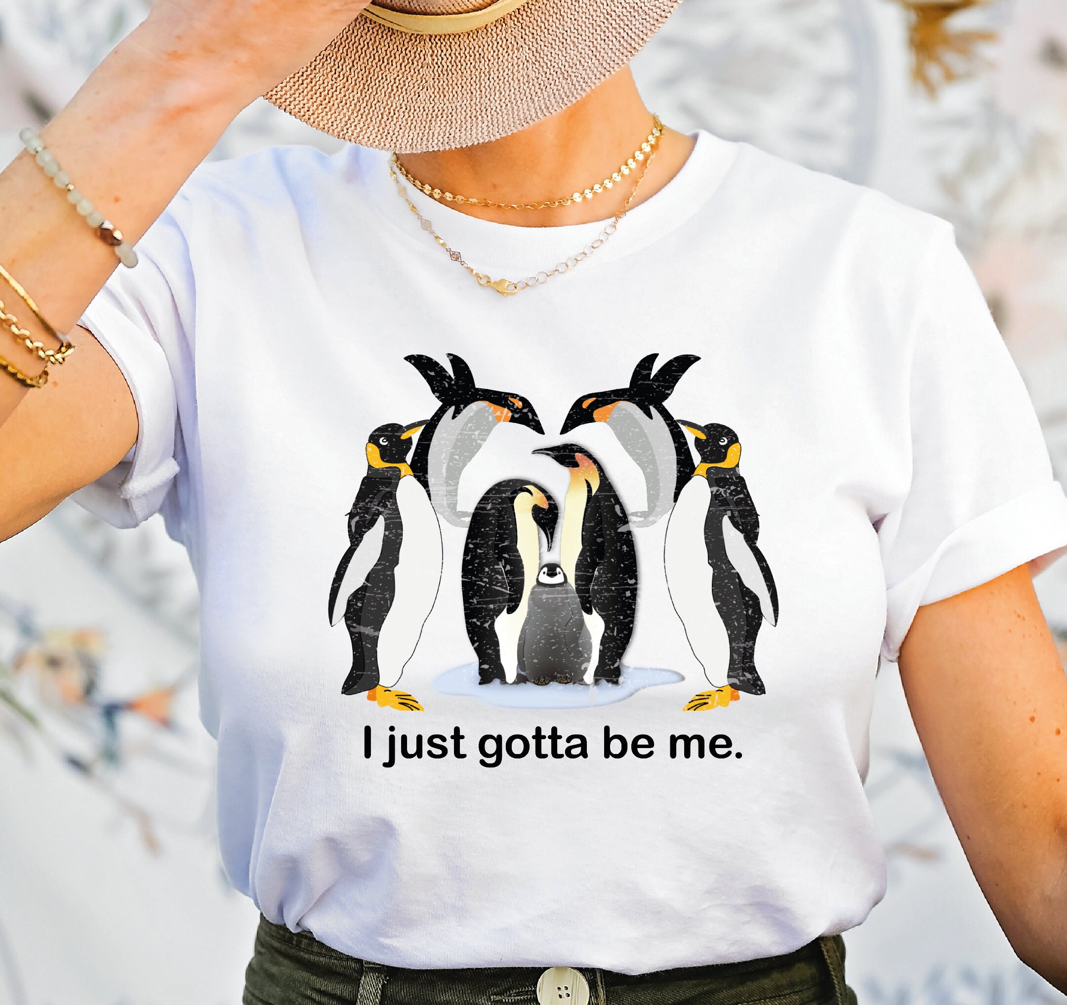 Trending I Just Gotta Be Me Penguin Sweatshirt Trending I Just Gotta Be Me Penguin Sweatshirt