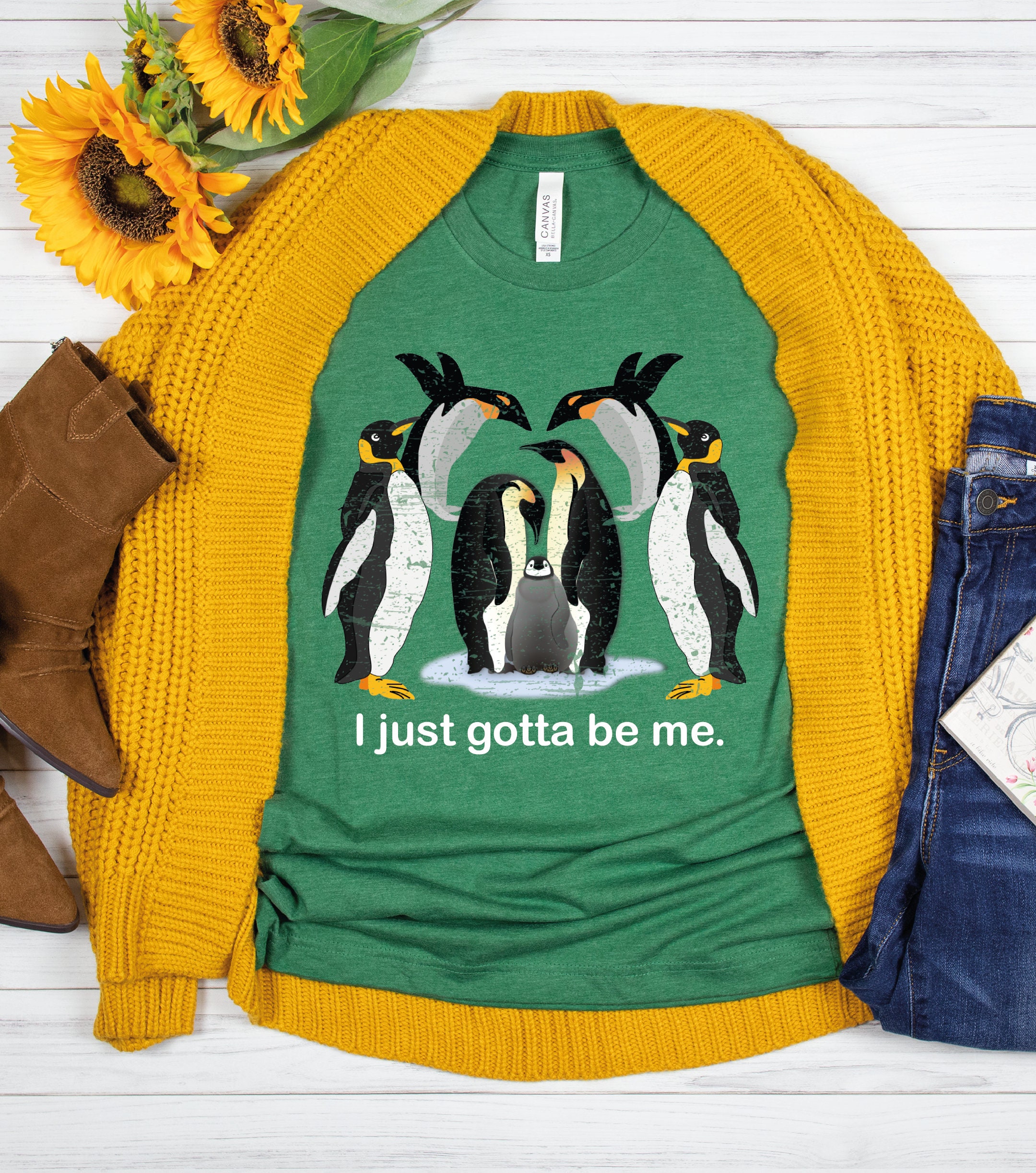Trending I Just Gotta Be Me Penguin Sweatshirt Trending I Just Gotta Be Me Penguin Sweatshirt