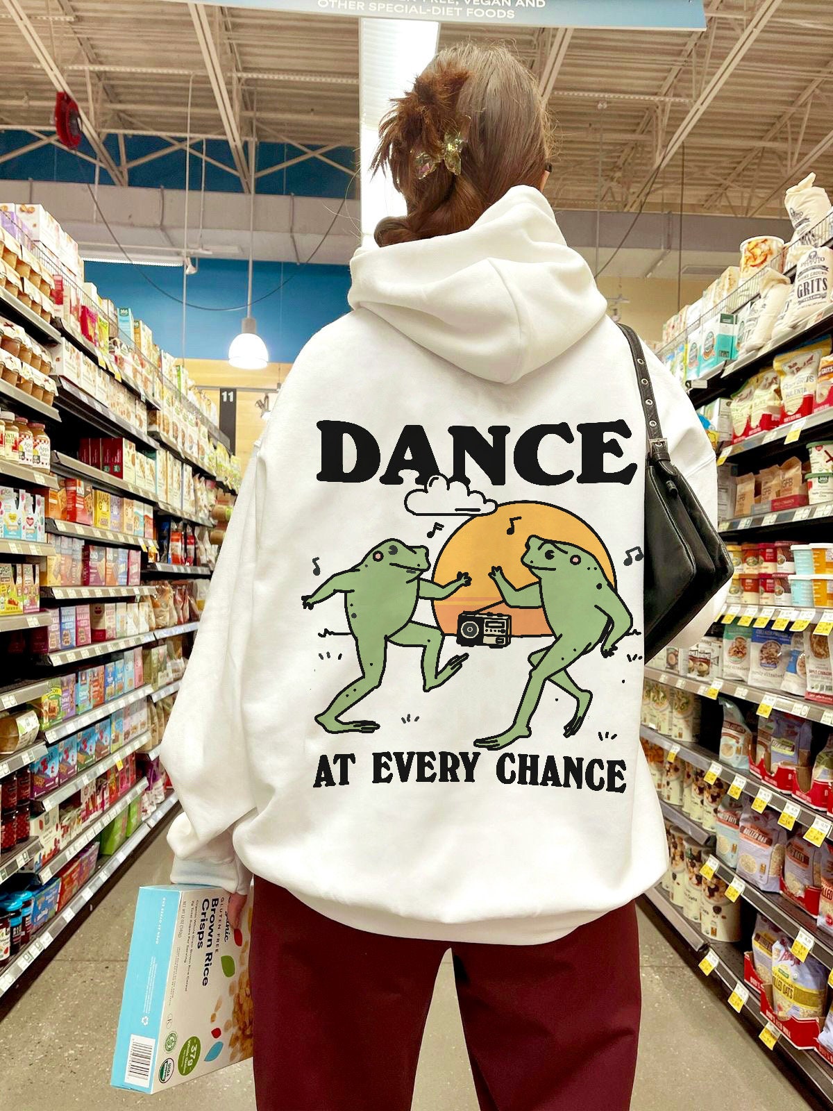 Trendy Dancing Frogs Mushroom Aesthetic Hoodie Trendy Dancing Frogs Mushroom Aesthetic Hoodie