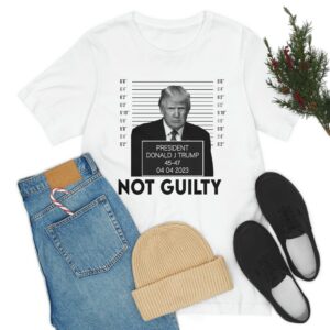 Trump 2024 Funny Mugshot Not Guilty Shirt