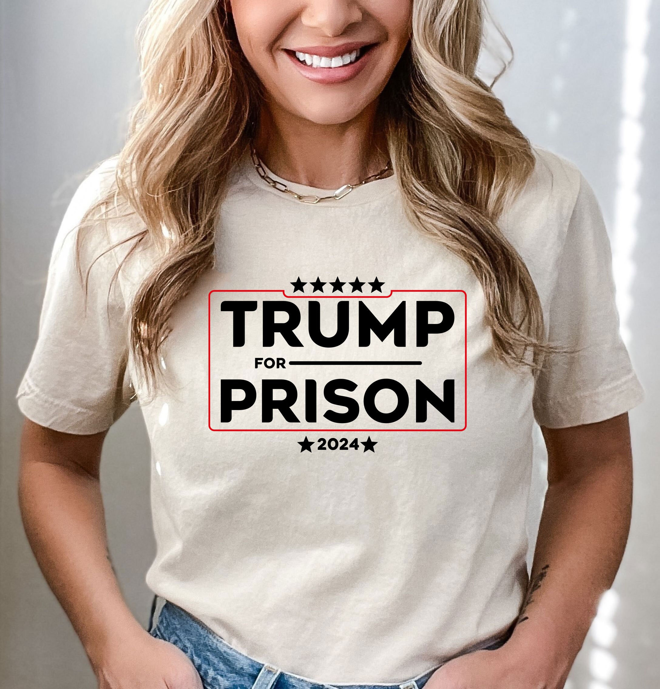 Trump For Prison 2024 In Jail Political T Shirt Trump For Prison 2024 In Jail Political T Shirt
