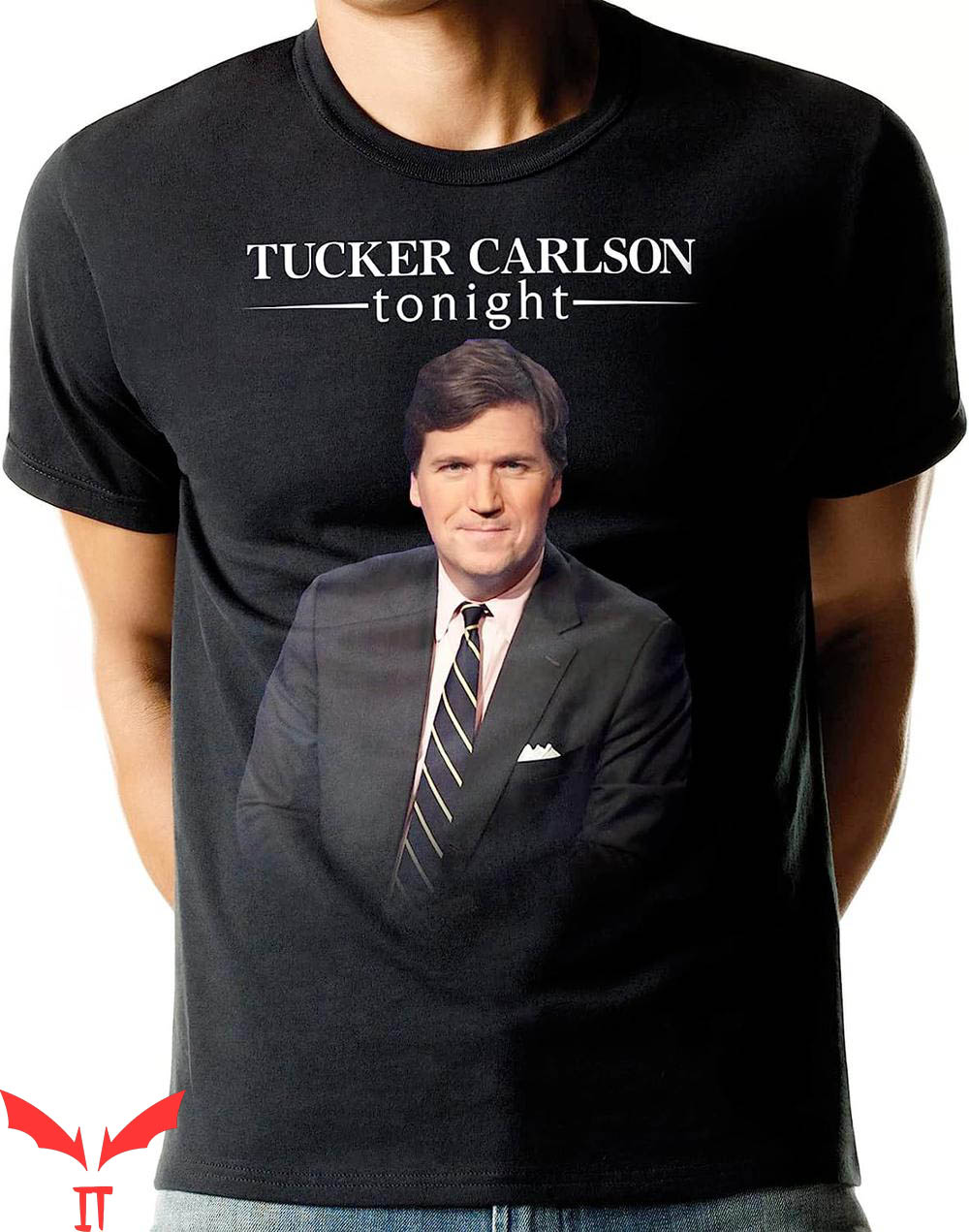 Tucker Carlson T-Shirt Anchor Hommage American Conservative