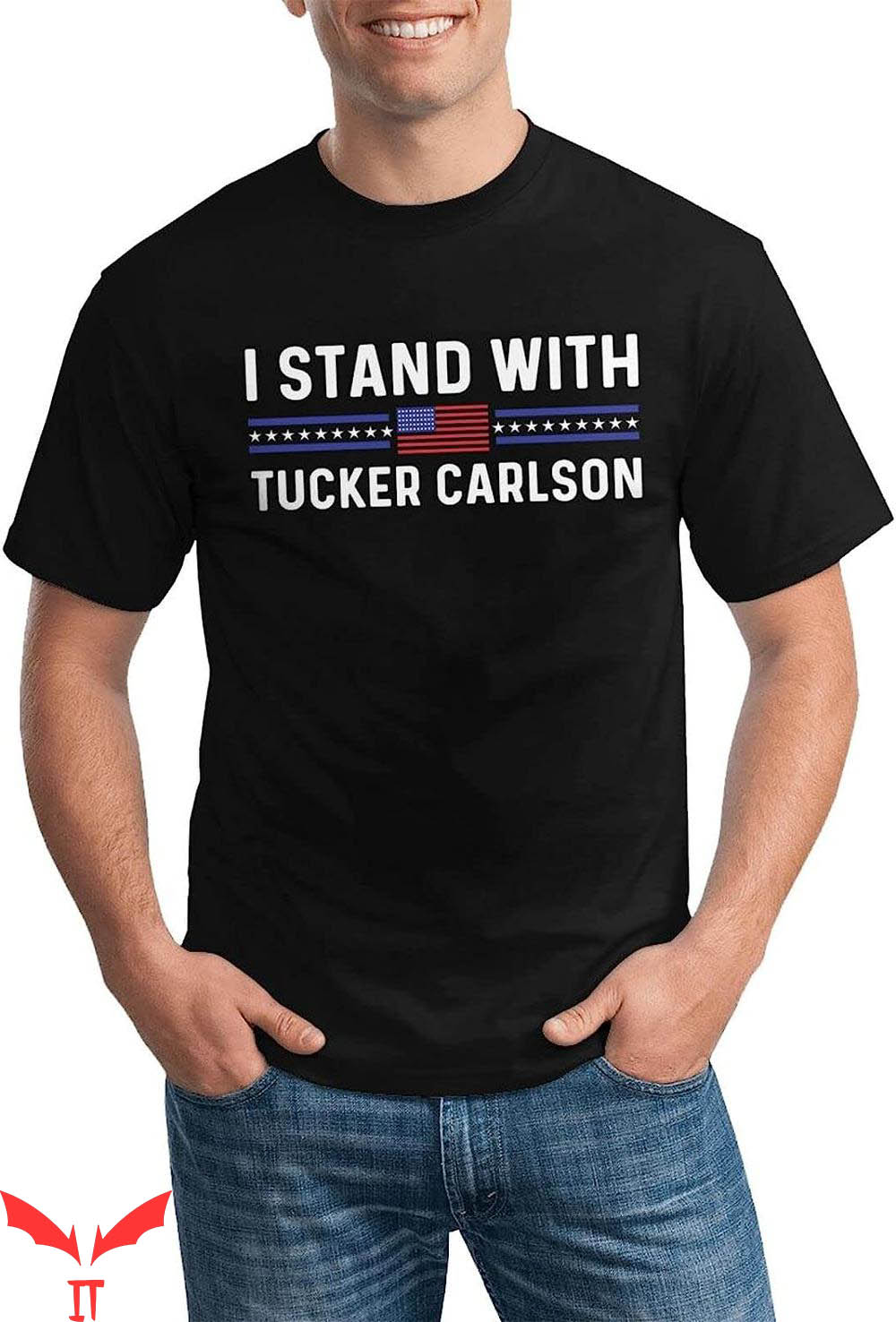 Tucker Carlson T-Shirt Stand With