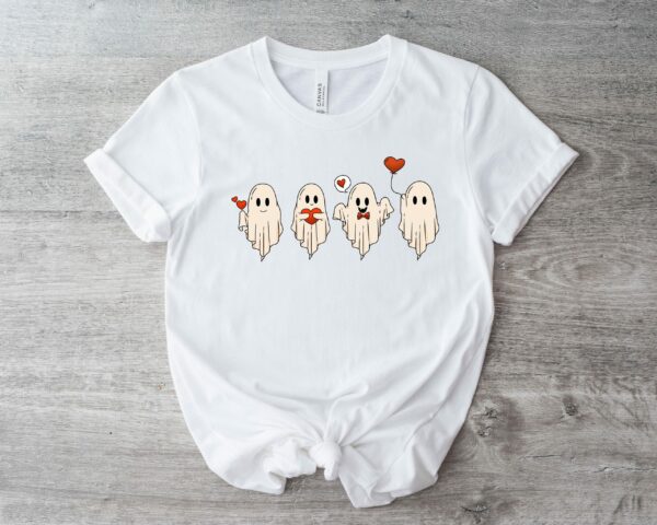 Valentines Day Ghost Spooky Sweatshirt Shirt