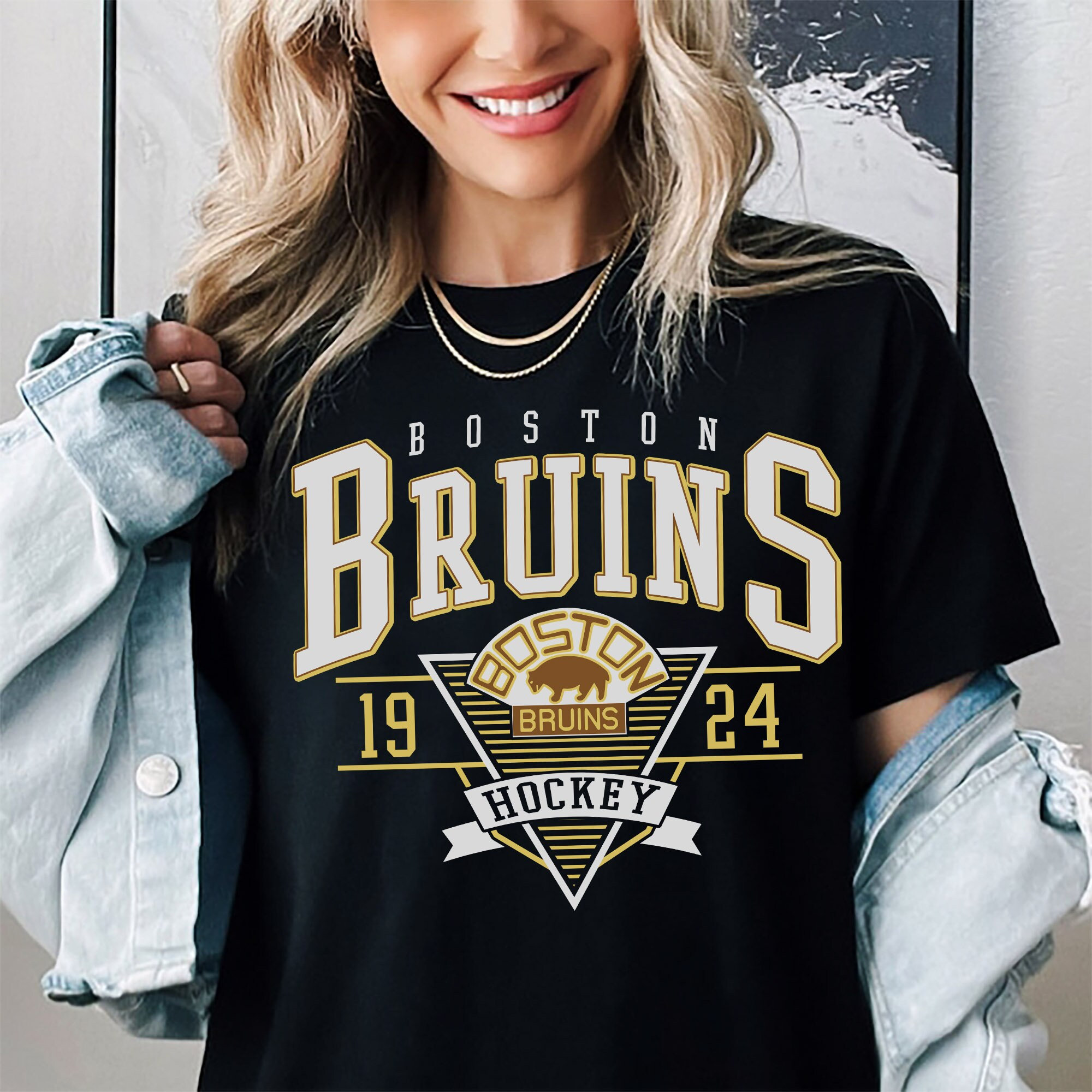 Vintage Bruins Boston Hockey Shirt Vintage Bruins Boston Hockey Shirt