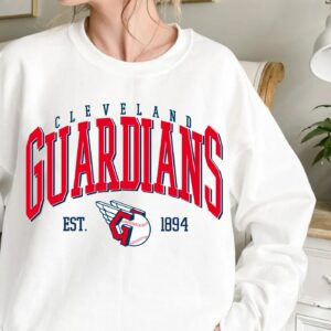 Vintage Cleveland Guardian EST 1894 Crewneck Sweatshirt