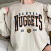Vintage Denver Nuggets Basketball Fan Unisex Sweatshirt