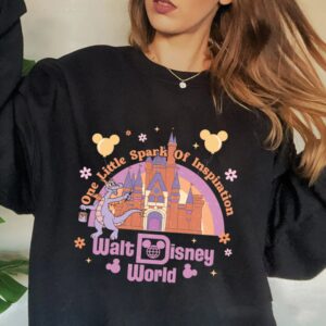 Vintage Disney Figment One Little Spark Of Inspiration Shirt