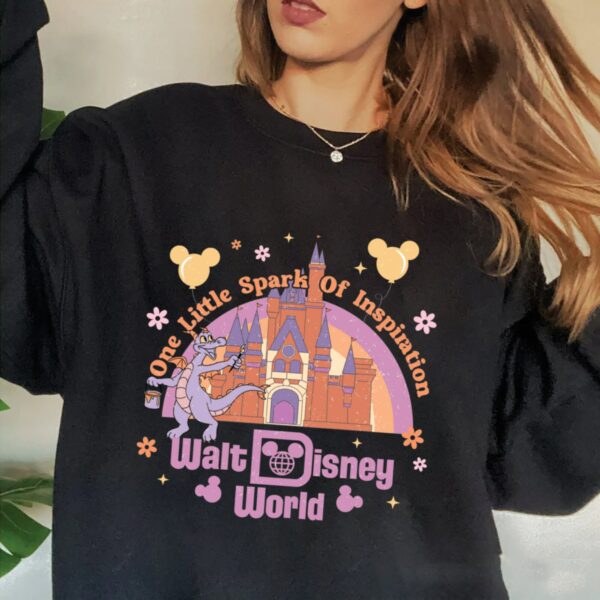 Vintage Disney Figment One Little Spark Of Inspiration Shirt