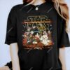 Vintage Disney Star War Mickey And Friends Disneyworld Shirt