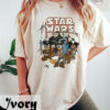 Vintage Disneyland 2023 Disney Star War Mickey And Friends Shirt