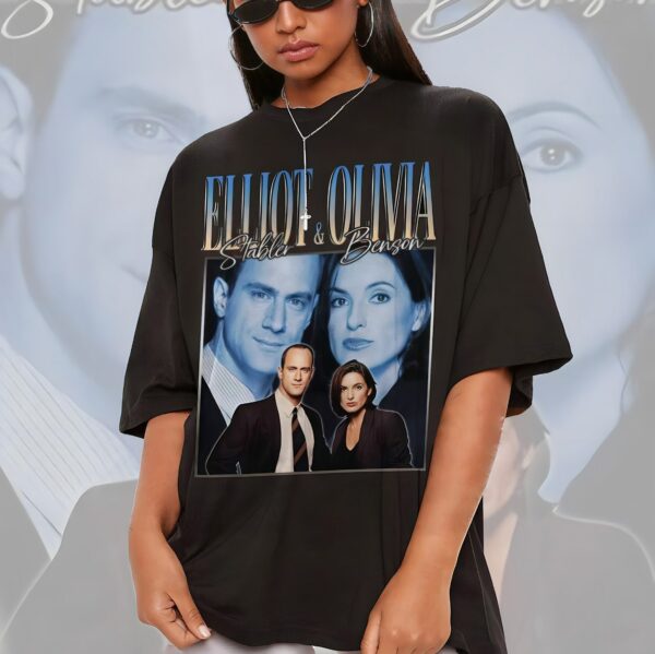 Vintage Elliot Stabler Olivia Benson Shirt