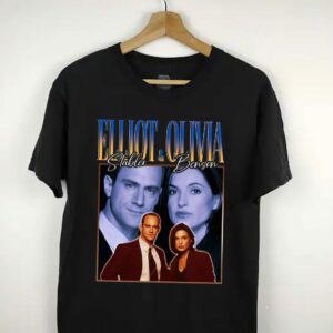 Vintage Elliot Stabler &amp Olivia Benson 90’s Shirt
