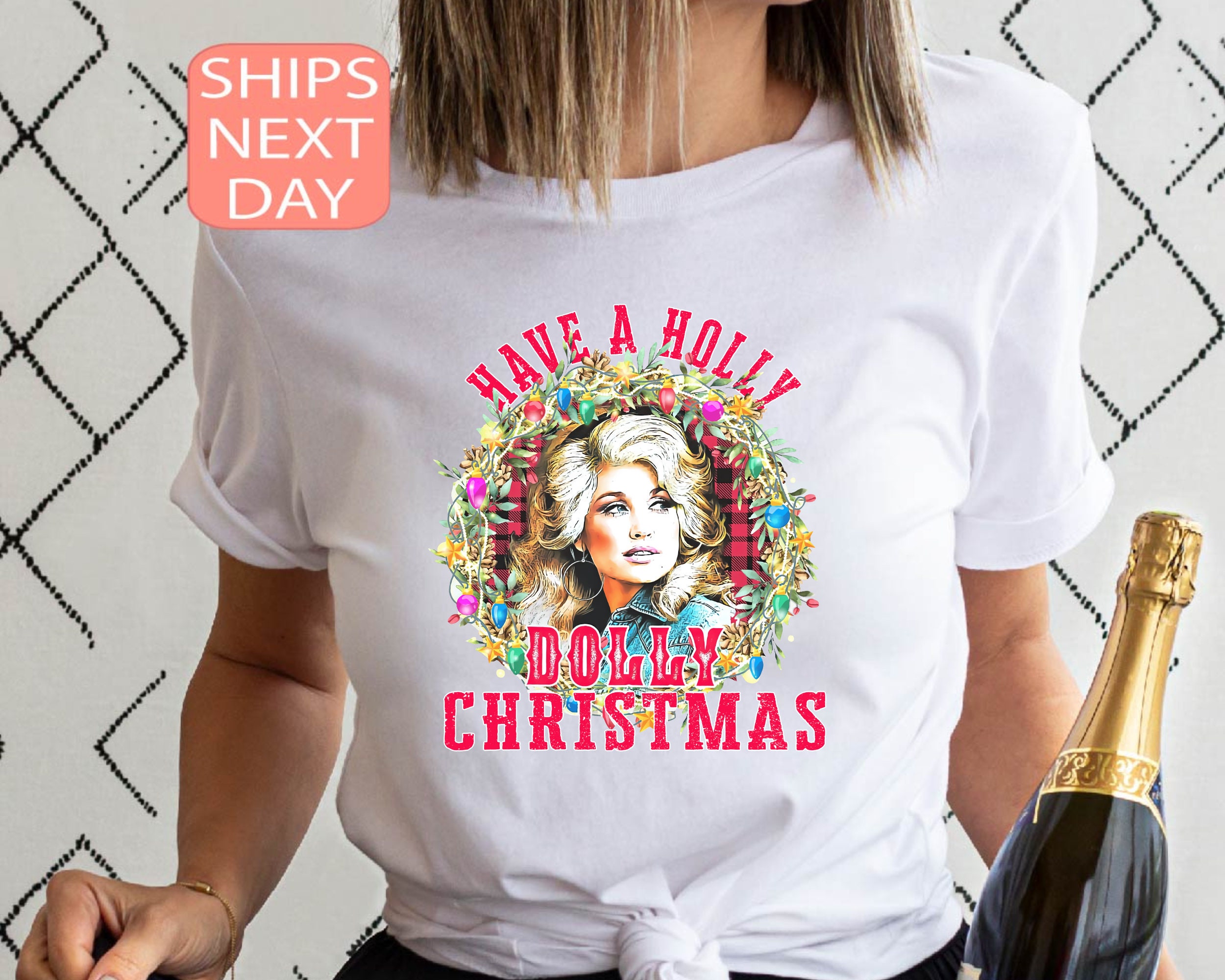 Vintage Have A Holly Dolly Christmas Sweatshirt Hoodie Gift Vintage Have A Holly Dolly Christmas Sweatshirt Hoodie Gift