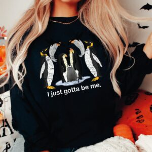 Vintage I Just Gotta Be Me Penguin Sweatshirt
