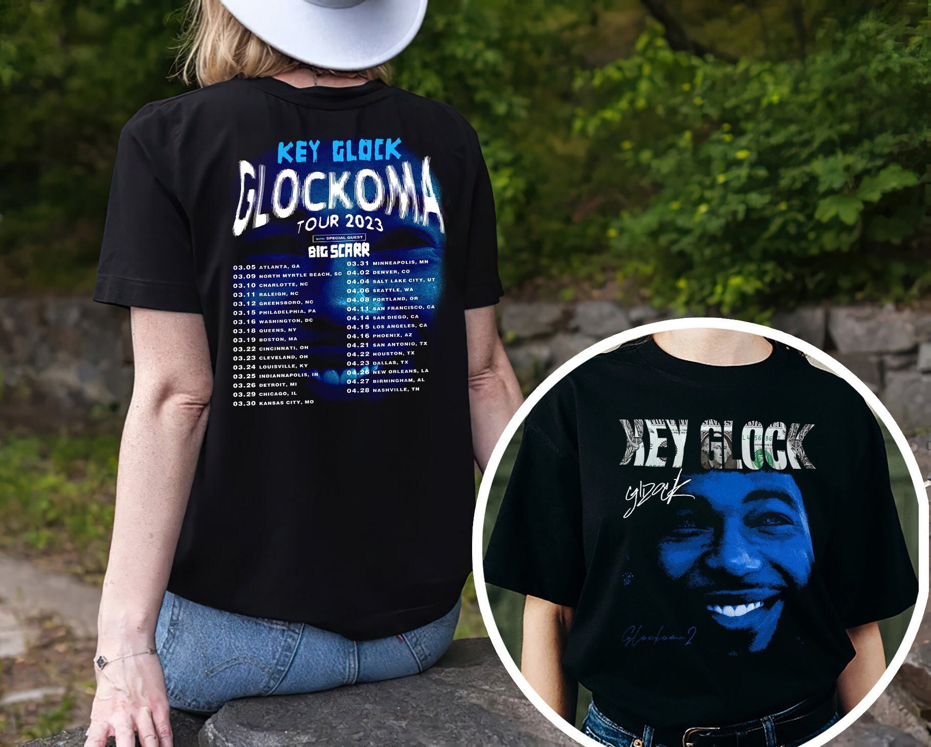 Vintage Key Glock 90s Style Tour 2023 Shirt Vintage Key Glock 90s Style Tour 2023 Shirt