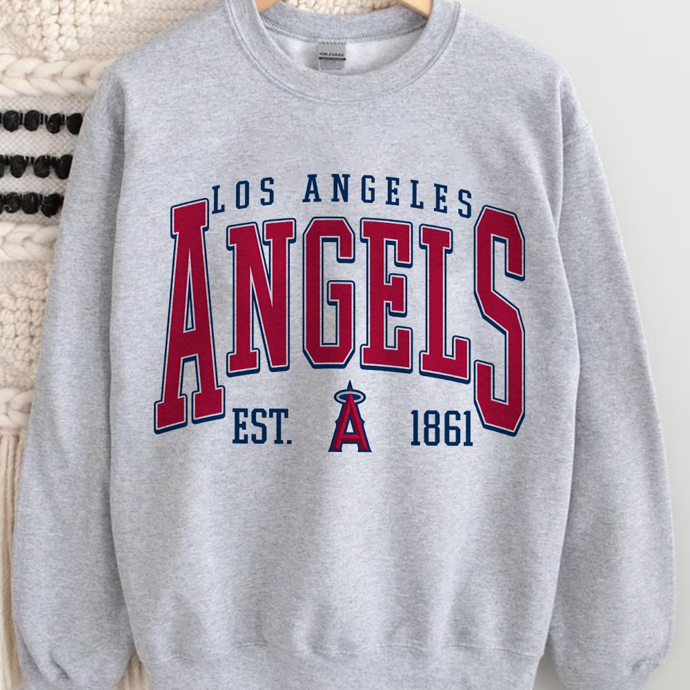Vintage Los Angeles Angels Baseball Sweatshirt Vintage Los Angeles Angels Baseball Sweatshirt