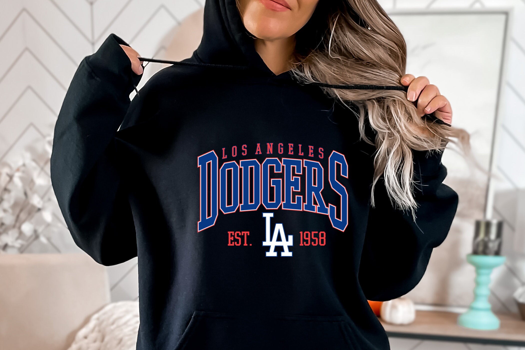 Vintage Los Angeles Dodgers Baseball Fan Sweatshirt Vintage Los Angeles Dodgers Baseball Fan Sweatshirt
