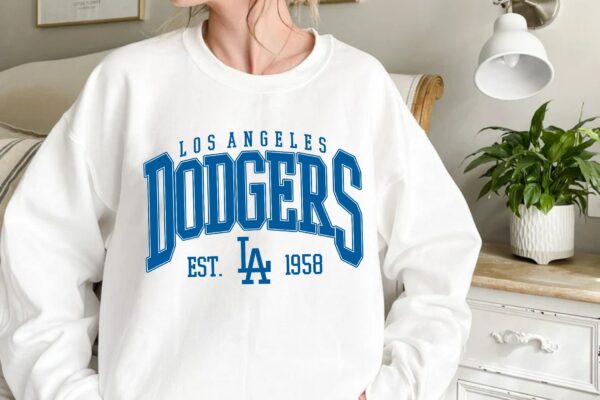 Vintage Los Angeles Dodgers Baseball Sweatshirt Tee