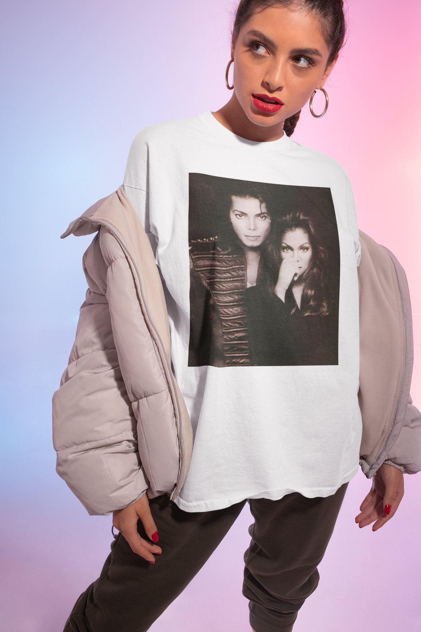 Vintage Michael Jjackson And Janet Jackson Hip Hop Shirt Vintage Michael Jjackson And Janet Jackson Hip Hop Shirt