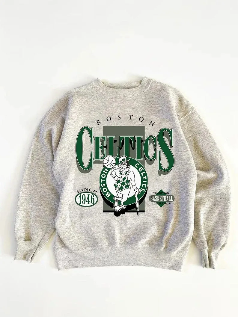 Vintage NBA Boston Celtics EST 1946 Logo All Star Sweatshirt Shirt Vintage NBA Boston Celtics EST 1946 Logo All Star Sweatshirt Shirt